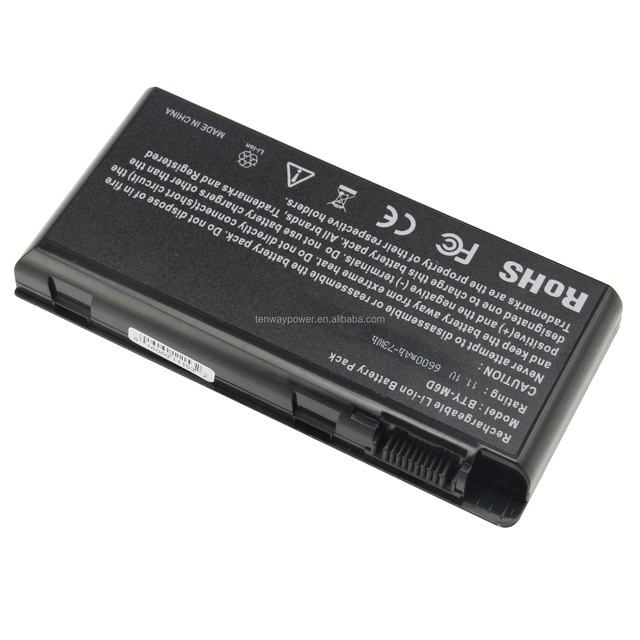 BTY-M6D Chinese Supplier 11.1V 6600mAH OEM Laptop Battery for GX780DXR Series GX780DXR GX780DX Series GX780DX