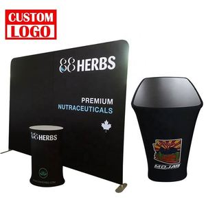 Mostrador Plegable de Aluminio para Ferias Comerciales, Stand de Exhibición Cuadrado, Mostrador de Ventas Plegable - Product Image 1