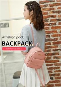 Mini <strong>Backpack</strong> Women PU <strong>Leather</strong> Shoulder Bag Multi-Function <strong>Small</strong> Bagpack Female School <strong>Backpack</strong> L0510 - Product Image 3