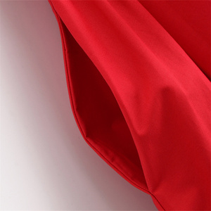 TAOP&ZA Primavera 2025 Nuovi Arrivi <span class=keywords><strong>Abito</strong></span> <span class=keywords><strong>Midi</strong></span> da Donna in Popeline con Cintura a Fiocco Rosso, Colletto e Maniche Corte 2640360 - Product Image 5