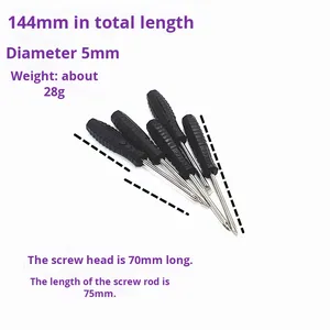 Jeu de tournevis cruciformes industriels trempés LX 5.0 de type flèche, 5 mm, personnalisable ODM, multifonctionnel pour démontage et réparation plastique - Product Image 2