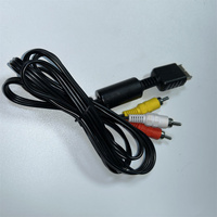 Câble de Conversion AV Filaire 1,8M (6ft) pour Consoles de Jeu P2/P3 vers Adaptateur 3 RCA