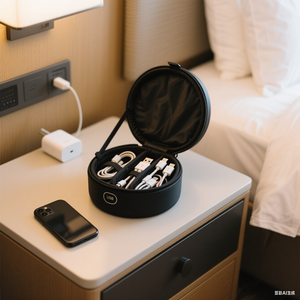 Thiết Kế Mới Đa Chức Năng Mini 60Watt Cable Kit Set Lưu Trữ Hộp 60W Sạc Nhanh 6 Trong <span class=keywords><strong>1</strong></span> USB Sạc Loại C Cáp Dữ Liệu Thiết Lập - Product Image 1