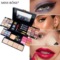 MISS ROSE Bestseller Mineralischer Einzel-Lidschatten Wasserfest Schwarz Langanhaltend Nicht-Transferierend Zwei Finish-Optionen