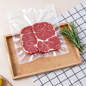 <span class=keywords><strong>Sac</strong></span> sous vide transparent en nylon PE imprimé sur mesure par sérigraphie pour l'emballage de <span class=keywords><strong>viande</strong></span>, de poisson et de noix surgelés en détail - Product Image 3