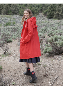 Commercio all'ingrosso lunghi delle signore mens con cappuccio <span class=keywords><strong>antipioggia</strong></span> impermeabile in poliestere impermeabile pioggia giacca - Product Image 6