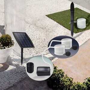 Solar água submersível bomba Kit Eco-Friendly plástico oxigênio fonte bomba com aquário oxigênio tubo e bolha pedra - Product Image 2
