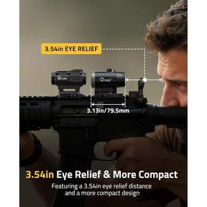 Lupa Compacta CVLIFE con Lente Objetivo de 3 x 25 mm y Accesorio de Montaje de Liberación Rápida - Product Image 2