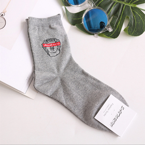 Venta al por mayor otoño e invierno nuevo Simple <span class=keywords><strong>mujer</strong></span> fantasía pensador <span class=keywords><strong>Calcetines</strong></span> - Product Image 2