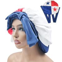 Bonnet de nuit personnalisé en satin doublé 100 % polyester pour femmes, avec bande à nouer, pour cheveux bouclés, double couche, toutes saisons