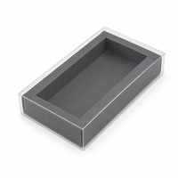 Boîte d'emballage en carton brun pliable de qualité alimentaire pour pâtisseries et biscuits, avec fenêtre en PVC pour desserts, vente en gros