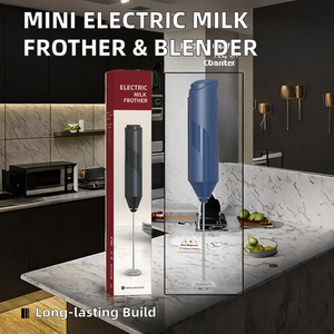 <span class=keywords><strong>Mousseur</strong></span> à <span class=keywords><strong>lait</strong></span> électrique portable automatique mini, batteur à œufs, fouet, mixeur à main, fonctionne sur piles, pour la maison - Product Image 2