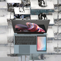 2 Laptop Layar Sentuh dengan Desain Layar Ganda, Notebook Portabel untuk Bisnis dan Produktivitas, OEM ODM, Komputer yang Dapat Dikustomisasi