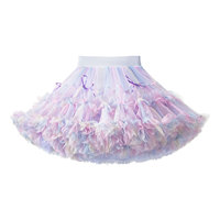 Jupe tutu populaire et adorable, respirante, longueur genou, pour l'été, costume de spectacle pour filles, usage quotidien et danse