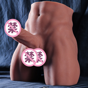 Torso Maschile in <span class=keywords><strong>Silicone</strong></span> con Grande <span class=keywords><strong>Dildo</strong></span> per Masturbazione Femminile, Macchina per Masturbazione Femminile in Vendita - Product Image 3