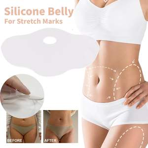 OEM シリコン製 しわ軽減 ファインラインパッド 再利用可能 洗える 透明 お腹用スキンパッチ 女性用 - Product Image 3