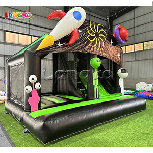 Mặt Trăng Màu Xanh Sao Người Ngoài Hành Tinh Chủ Đề <span class=keywords><strong>Inflatable</strong></span> Thư Bị Trả Lại Lâu Đài <span class=keywords><strong>Inflatable</strong></span> <span class=keywords><strong>Bouncer</strong></span> Nhà Nhảy <span class=keywords><strong>Bouncer</strong></span> Trẻ Em Nhà Bơm Hơi Với Trượt - Product Image 2