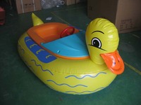 Cygne noir enfants moteur électrique batterie de bateau gonflable bateau gonflable flottant de bateau