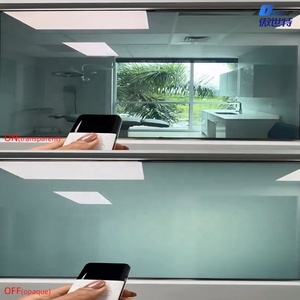 ฟิล์มกระจกอัจฉริยะ PDLC ฟิล์มกระจกอัจฉริยะสำหรับปิดป้ายทะเบียน ฟิล์มอัจฉริยะพร้อมกาวด้านหลังสำหรับกระจกฝ้า ฟิล์ม PDLC อัจฉริยะ - Product Image 1