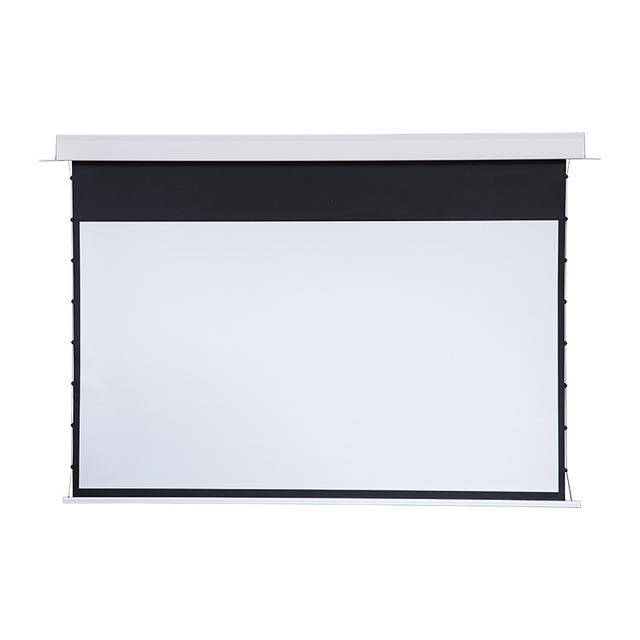 72 84 100 120  Inch  Projector Screen White Grid Anti-Light 16:9 Ceiling Mount Projector Projection Screens for Home Theatre