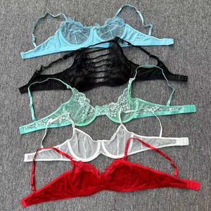 Clairvoyant dentelle sexy filles lingerie soutien-gorge dames érotique transparent voir à travers le luxe femmes sexy soutien-gorge Équateur Serbie Pérou - Product Image 4