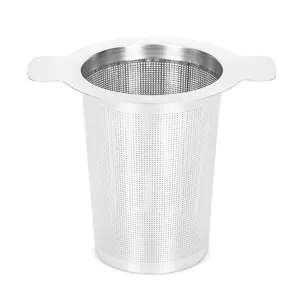 304 Edelstahl Doppel griff Lose blatt Tee Infuser Sieb filter für Tee