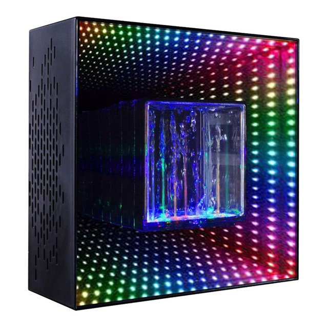 Bluetooth Water Dancing Design Wireless Speaker with LED Lights Dual 2.1 Channel Stereo Sound Support TF Card