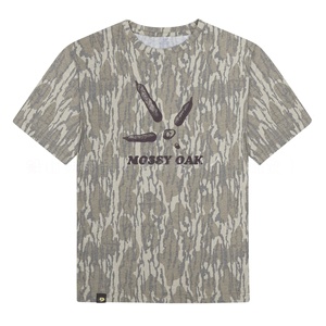 T-Shirt Estiva da <span class=keywords><strong>Donna</strong></span>, Morbida e Ampia, con Collo Tondo e Maniche Corte, Motivo Mimetico, Personalizzabile - Product Image 3