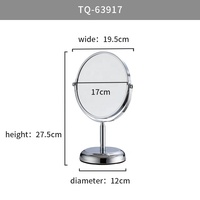 Miroir grossissant de maquillage professionnel classique 10 pièces, miroir rond de Table en fer avec pied