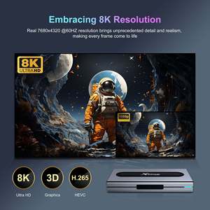 <span class=keywords><strong>Ugo</strong></span> Smart Android 11 amlogic S905X4 Quad Core 8K HD IPTV พร้อม WIFI สำหรับกล่องรับสัญญาณเครื่องเล่นสตรีมเสียง - Product Image 4