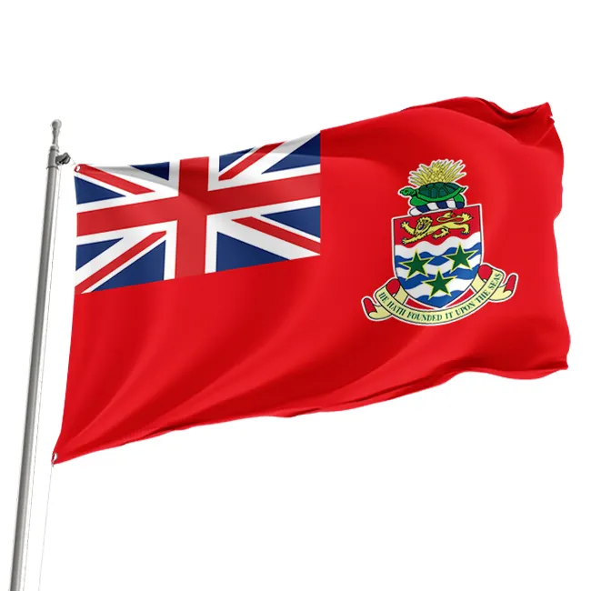 Bandera de negocios de las Islas Caimán, producto promocional personalizado, 3x5 pies, botón de cobre de Metal de alta calidad, Impresión de doble cara