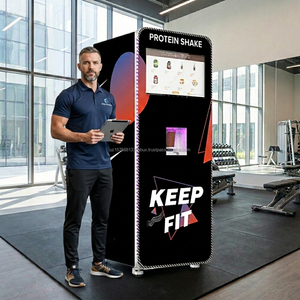 Distributeur automatique de protéines pour salle de sport avec système de mélange indépendant et nettoyage automatique, 7 réservoirs de 4L - Product Image 1