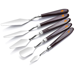 Set di <span class=keywords><strong>5</strong></span> Spatole per Pittura, Coltelli per Telaio, Accessori per Pittura a Olio, Adatti per Tela, Decorazione Torte Fai-da-Te - Product Image 4