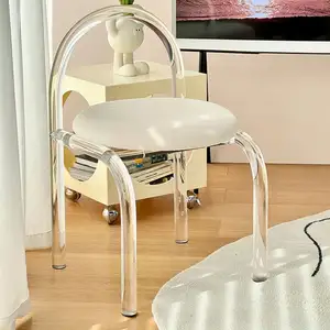 Şeffaf akrilik Tiffany sandalye plastik düğün temiz reçineli Chiavari sandalyesi