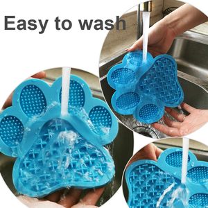 Tappetino per cani con ventose per l'alimentazione lenta, per leccare il burro di arachidi, ideale per il bagno, la toelettatura e l'addestramento degli animali domestici - Product Image 5