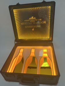 Caja Portadora de Botellas de Champán <span class=keywords><strong>Ace</strong></span> <span class=keywords><strong>of</strong></span> Spade para 6 Botellas, Caja Exhibidora de Botellas de Champán VIP con Luces LED - Product Image 3