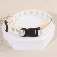 Usine personnalisée 100% Nylon luxe Style collier de chien de compagnie avec boucle en métal colliers tactiques pour chiens chats entraînement en plein air marche