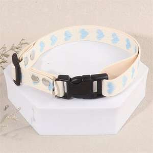 <span class=keywords><strong>Collar</strong></span> de perro mascota de estilo lujoso de nailon 100% personalizado de fábrica con hebilla de Metal, collares tácticos para perros, gatos, entrenamiento al aire libre, caminar - Product Image 3