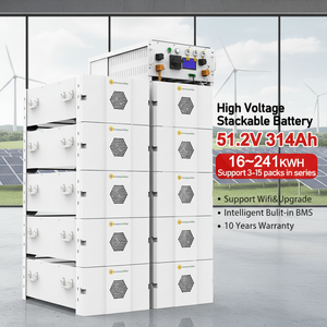 Easy Installation Split Stackable 51.2V 314AH 16-241KWH High Voltage Lithium <b>Battery</b> CAN for Home Solar Storage - Product Image 1