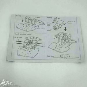 Robot DIY Rc Robot Smart Car Kit Châssis pour Apprentissage Éducatif - Product Image 3