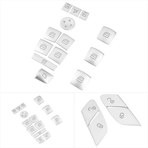 Mercedes-Benz Interior Sticker PVC Custom Shape Self-adhesive For Door Window <b>Switches</b> <b>Steering</b> <b>Wheel</b> Trim - Product Image 2
