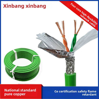 Cable Ethernet OFC de Alta Resistencia, 4 Hilos, Par Trenzado, Aislamiento de PE, Redondo, para Conexión de Red en Interiores y Exteriores