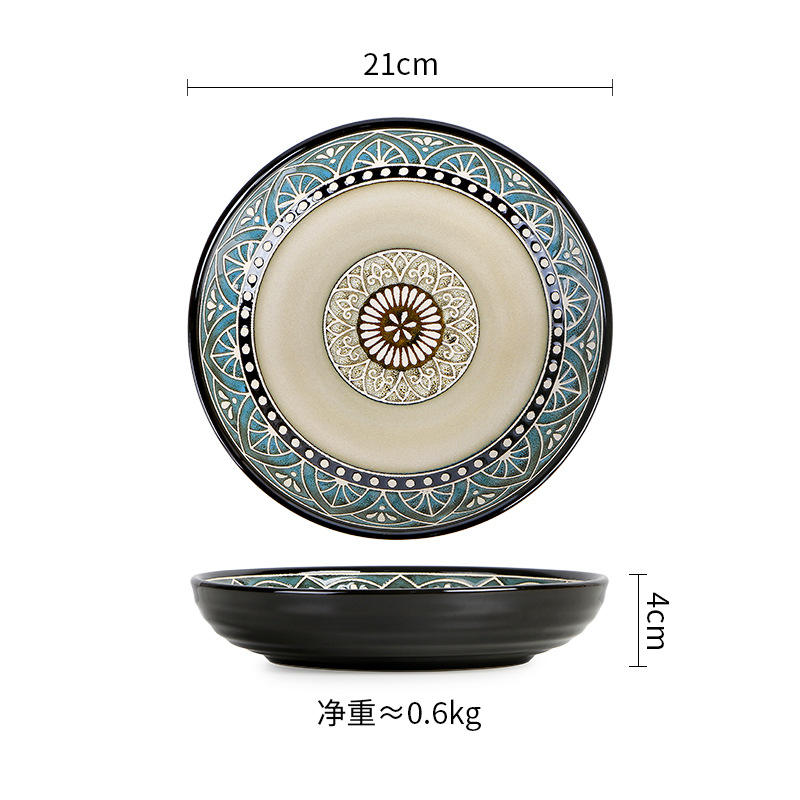 Blue Prouse coast-Assiette 8"