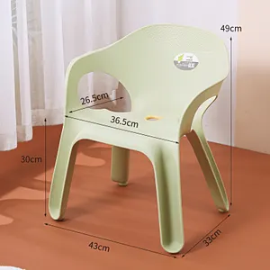 Fabbrica all'ingrosso della sedia di asilo di plastica della sedia dei bambini dei bambini di alta qualità per la sedia dei bambini