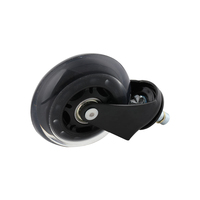 Roues de chaise pivotantes silencieuses en polyuréthane durables et respectueuses de l'environnement, faciles à utiliser. Cadre en acier noir EFON EF1060