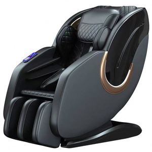 Fauteuil de massage professionnel de luxe mobile à double rail SL, zéro gravité, avec compression chaude, chauffage lombaire, enveloppement par airbag et pétrissage du cou - Product Image 1