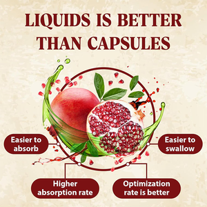 Complément alimentaire liquide Rosebest Custom à absorption efficace de 2000 mg d'Urolithine A avec extrait de grenade et complexe Vita-Age - Product Image 5