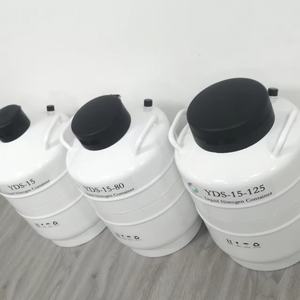 Réservoir de stockage statique d'<span class=keywords><strong>azote</strong></span> liquide de qualité clinique de 15 L pour la <span class=keywords><strong>dermatologie</strong></span> et la FIV, congélation de petits échantillons - Product Image 1