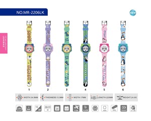 Montre numérique unisexe pour enfants et étudiants, étanche, avec alarme, motif dessin animé personnalisé, vente chaude en gros - Product Image 4