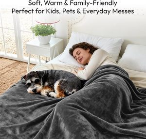 Manta Personalizada con Logotipo, Manta de Felpa Reversible Premium a Prueba de Derrames, 100% Impermeable para Cama, Sofá - Product Image 5